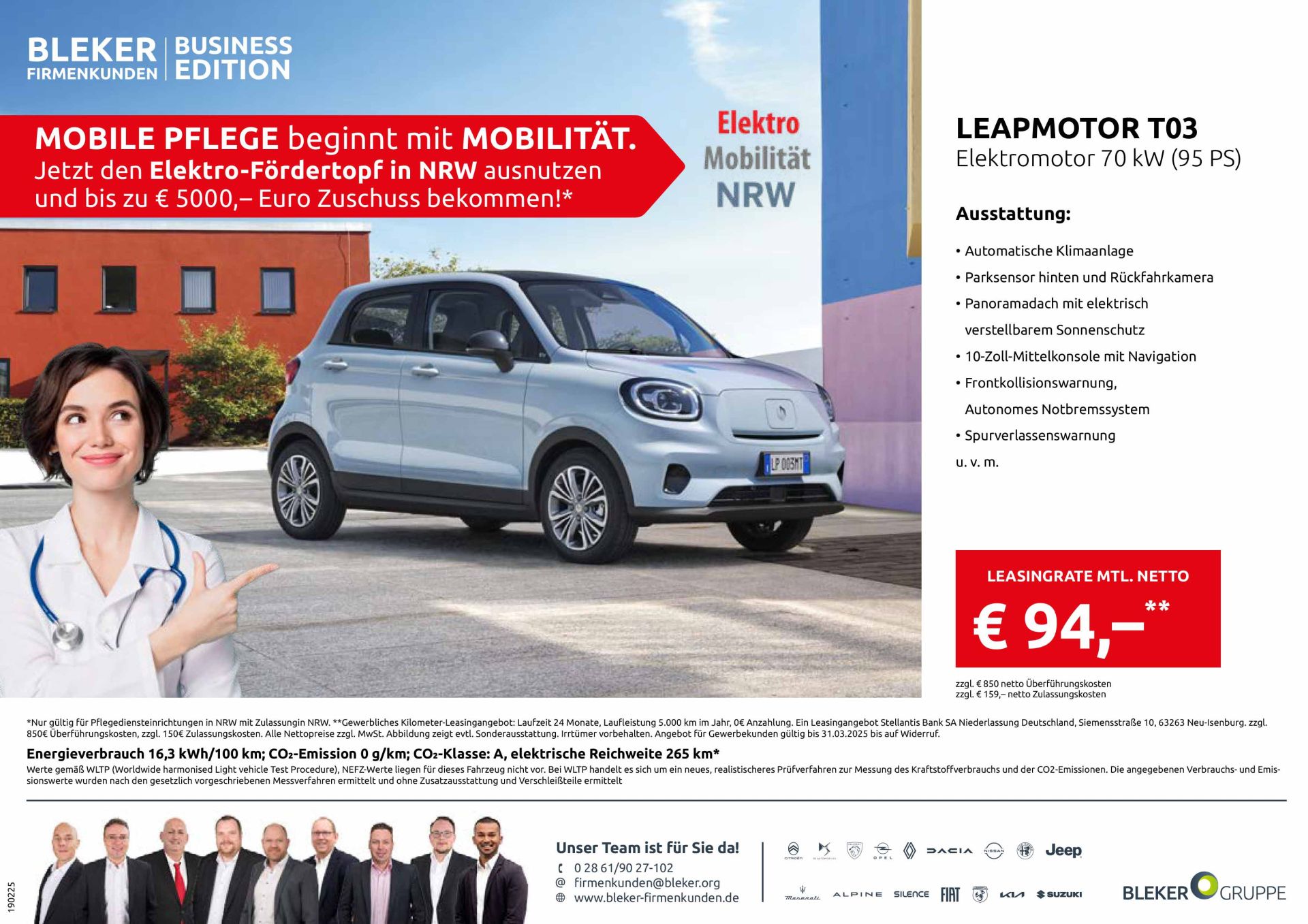Leapmotor T03 - Pflege