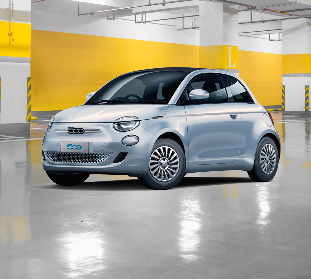 Abbildung FIAT 500 Elektro Cabrio 